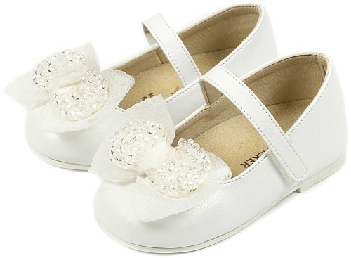 Babywalker Μπαλαρίνα Bow/Strass λευκό