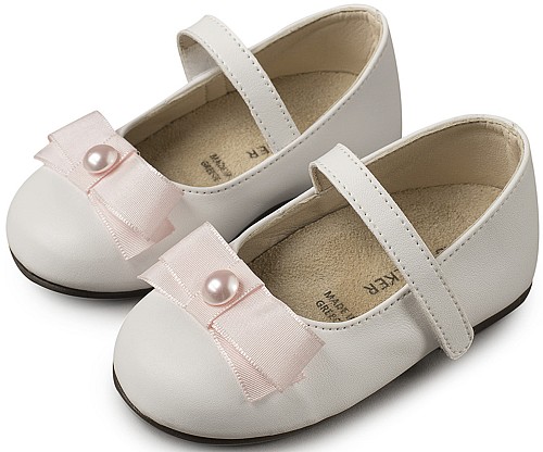 Babywalker Μπαλαρίνα Bow/Pearl white/pink