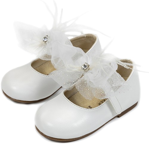Babywalker Μπαλαρίνα Bow/Strass λευκό